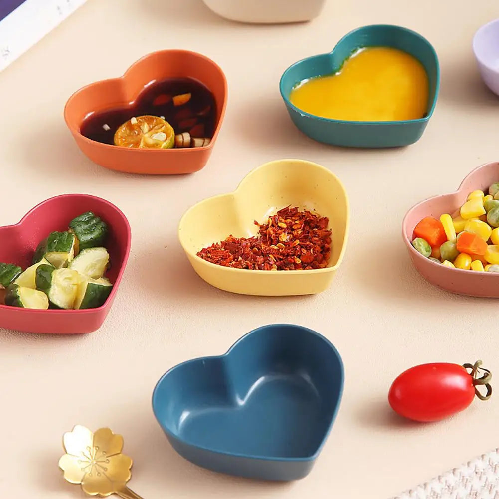 Heart Shaped Bowls | Drop Resistant Plates | Camzi Fitness & Wellness