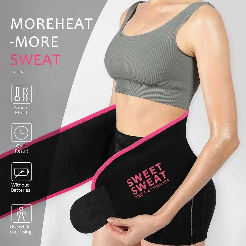 Waist Sweat Belt | Women Slimming Belt | Camzi Fitness & Wellness